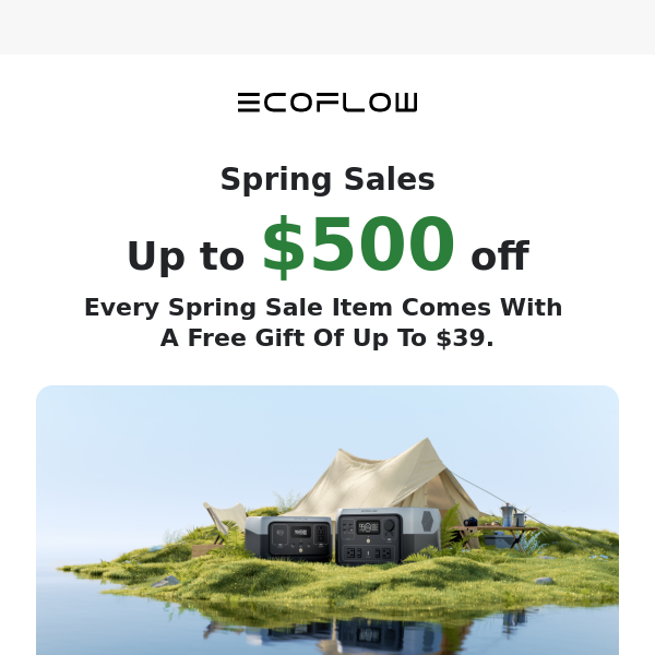 Sale | Get Ready for Your Spring Adventures with EcoFlow
