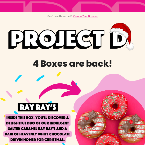 4 BOXES ARE BACK! 🍩