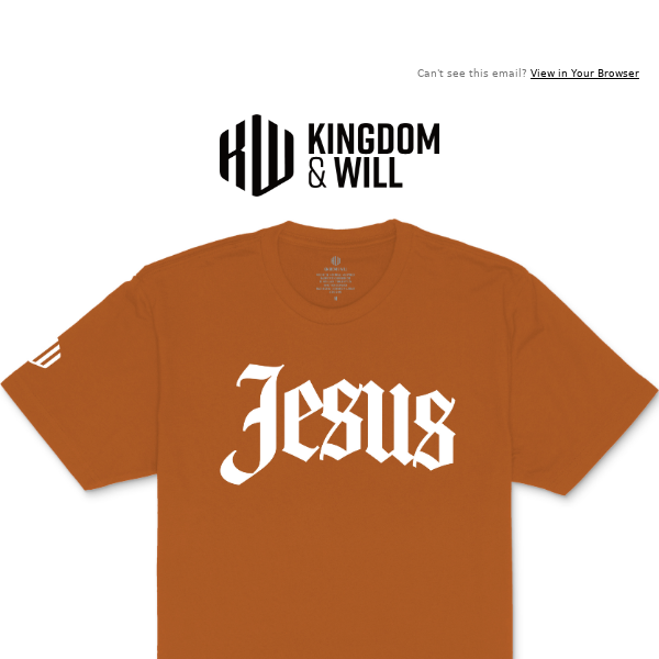 Just Dropped 💣 The Name of Jesus in a Bold New Colorway