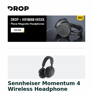 Sennheiser Momentum 4 Wireless Headphone, G-Square Dreamland Linear Mechanical Switches, Topping L30 Headphone Amplifier and more...