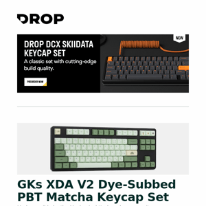 GKs XDA V2 Dye-Subbed PBT Matcha Keycap Set, SMSL SU-6 Desktop DAC, Moyu.studio EMT V2 and Betty Switches and more...