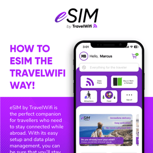 Travel Smarter with eSIM!