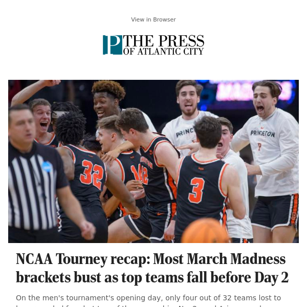 NCAA Tourney recap: Most March Madness brackets bust as top teams fall before Day 2