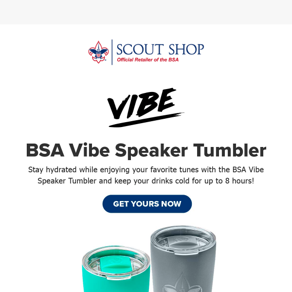 Play Your Favorite Tunes—Grab a VIBE Speaker Tumbler