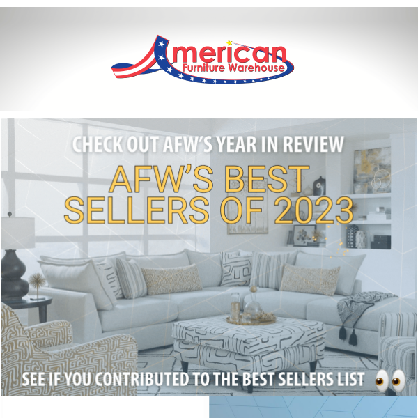 The best sellers list of 2023 is in!