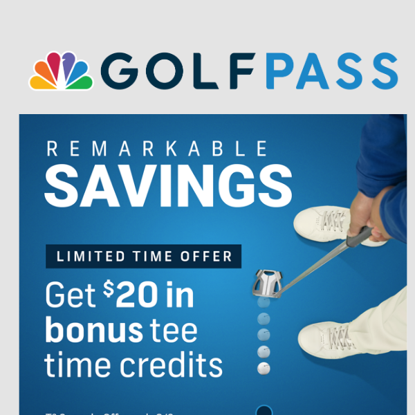 NBC's GolfPass offering free package for students