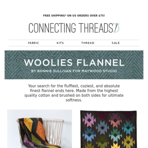 New Woolies Flannel quilt kits