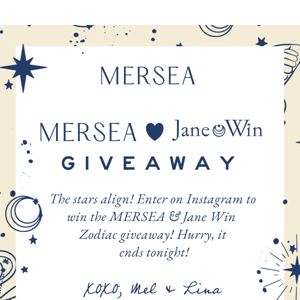 Jane Win & MERSEA Giveaway