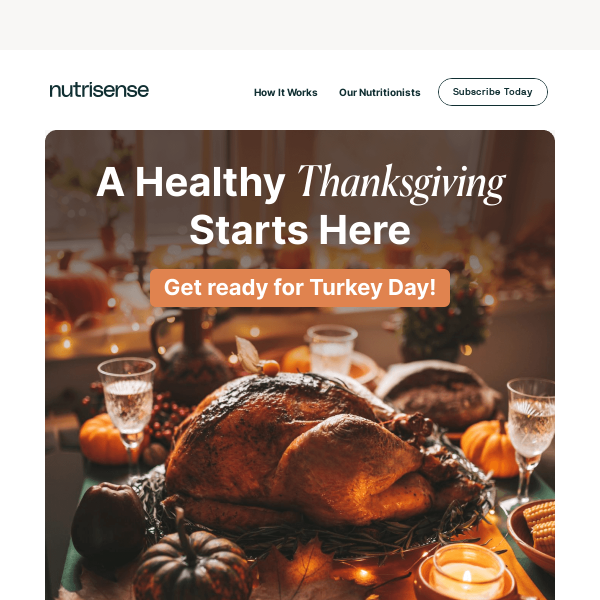 Nutrisense Thanksgiving Guide 🦃