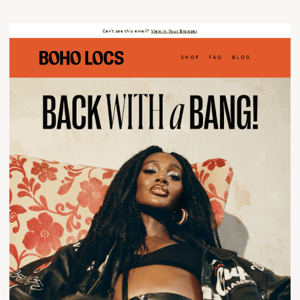 Boho Silk Locs back in stock! (And a discount!)