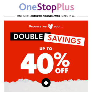 ***RE: Up to 40% off + EXTRA 10% off