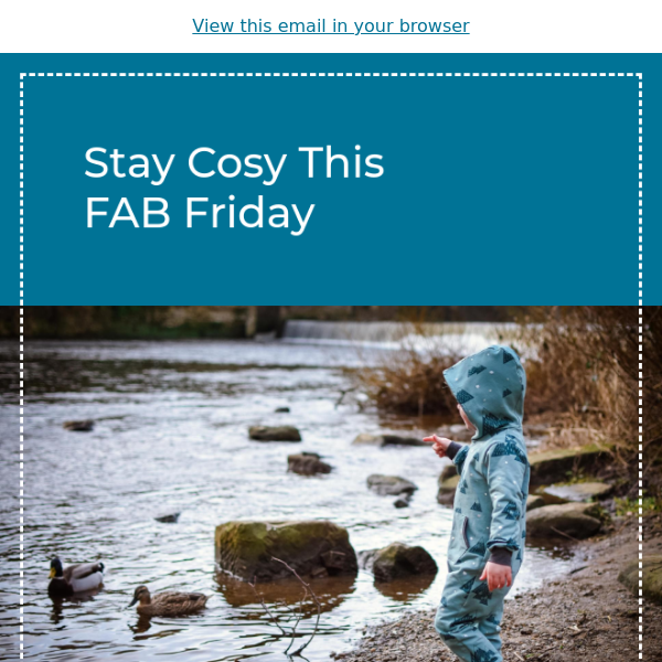 Here's a Super Cosy FAB Friday!