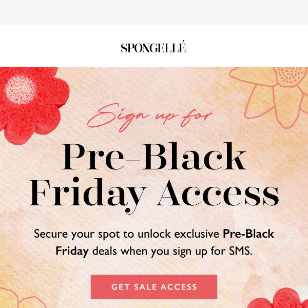 Unlock access to Pre-Black Friday Deals 🚨