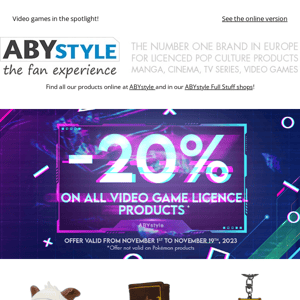 20% off your favourite video game licences!