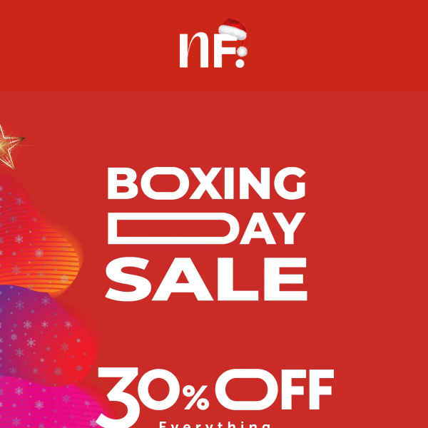 Boxing Day Early Access - 30% off everything!!!