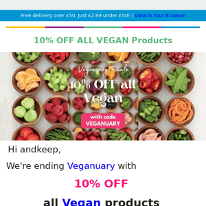 🌟 10% OFF Everything Vegan 🌟