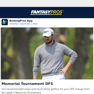 ⛳ PGA Memorial DFS Advice + Best Bets 🏌️