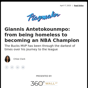 NBA Champion Giannis Antetokounmpo’s road to greatness wasn’t an easy one