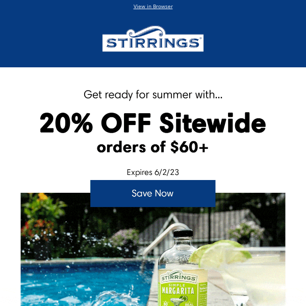 ☀️ Get ready for summer with sitewide savings!