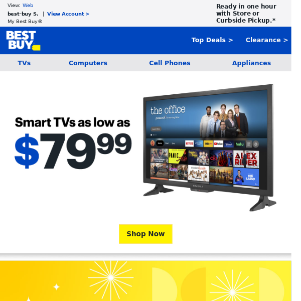 💲 Thank us later - we're bringing you INCREDIBLE deals on select smart TVs 💲