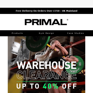 Up to 40% Off In Our Warehouse Sale