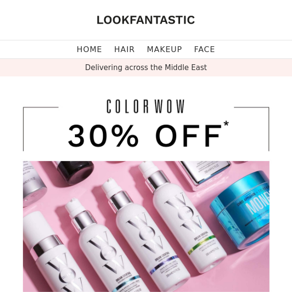 COLOR WOW: 30% off  🤍
