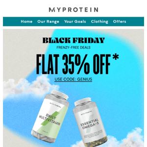 Complete your nutrition stack with Vitamins @35% OFF 😱💪