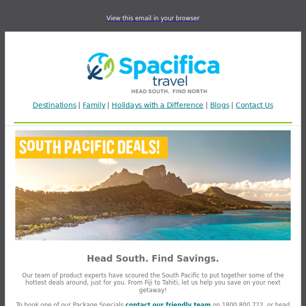 South Pacific Sizzling Offers🔥