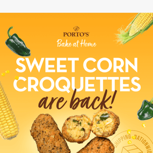 Baker, they're back! 🌽