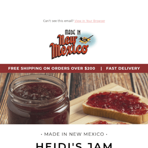 A Burst of Flavor from New Mexico: Heidi's Jams 🍓