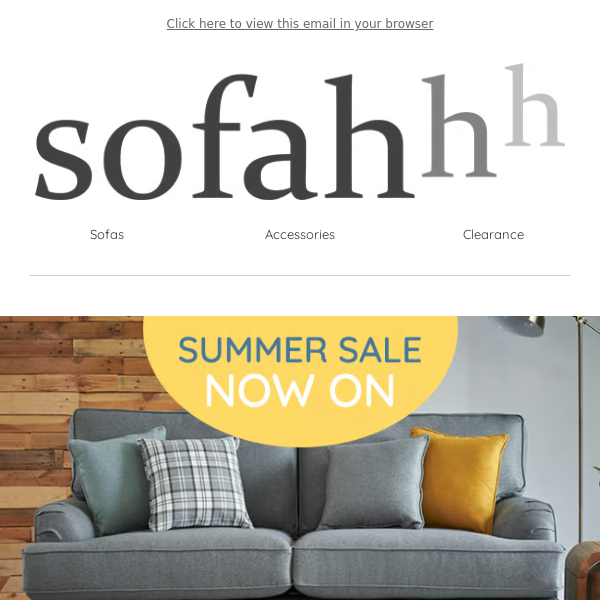 The Sofah Summer Sale Has Begun! ☀️