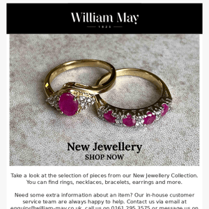 New Jewellery: Shop Now!