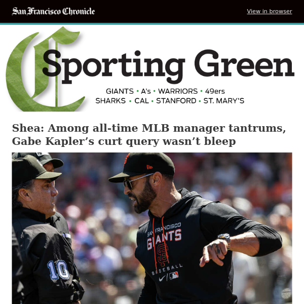 Giants manager Gabe Kapler suspended by MLB for first game in Atlanta