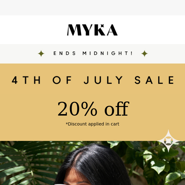 EXTENDED: 20% Off July 4th Sale