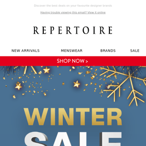 WINTER SALE | Up to 70% Off