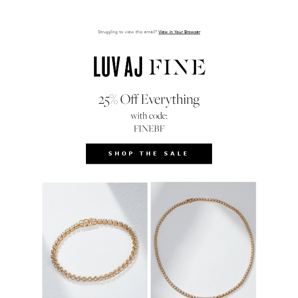 We've slashed our fine jewelry prices 🌟