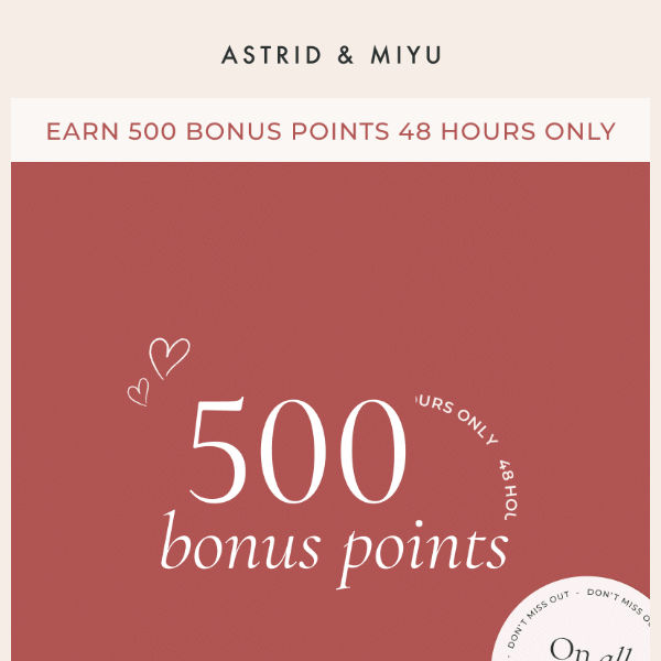 A Valentine's Treat | 500 Bonus Points