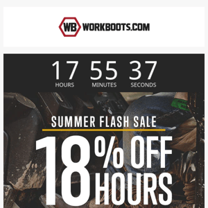 🚨18% off for 18 hours only 🚨