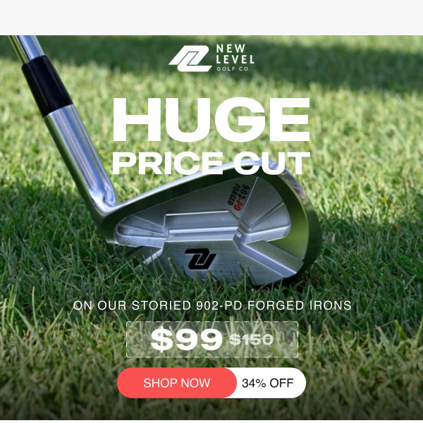 Huge Price Cut: 34% Off 902-PD Forged Irons