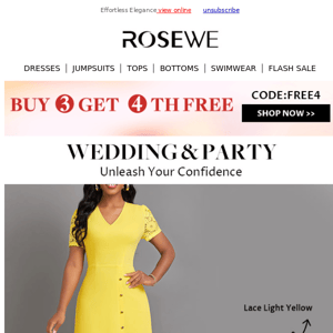 WEDDING OR PARTY? Free Shipping>>