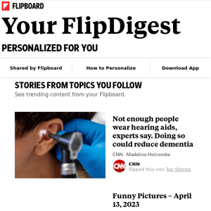 What's new on Flipboard: Stories from Health, Latin America, Lifestyle and more