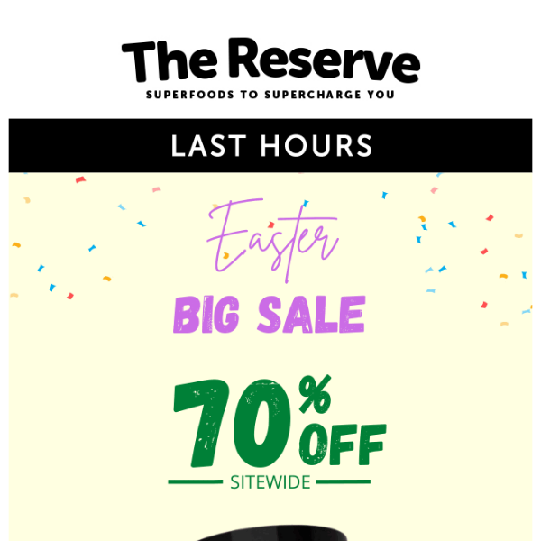 ⏳ Final Hours Of Our Easter Sale