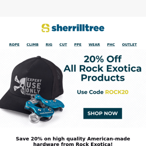 Gear Up & Save 20% On All Rock Exotica Products!