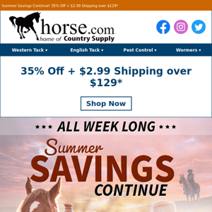 Final Hours to Save 35% Off + $3 Shipping