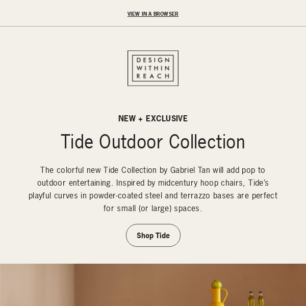 New! Tide Outdoor Collection