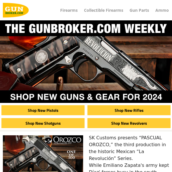 📣 New Guns & Gear: SK Customs La Revolucion, Mepro M22, GForce Rapture, Halo Ammo, & More