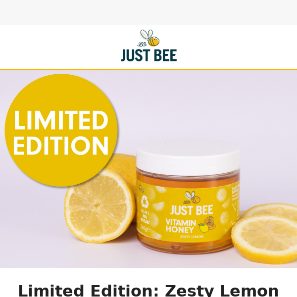 Zesty Lemon Vitamin Honey is here! 🍋