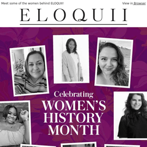 Celebrating Women's History Month ✨