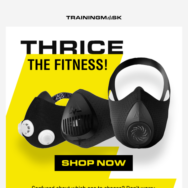 Triple Threat! Training Mask 2.0, 3.0, & Apollo Bundle!