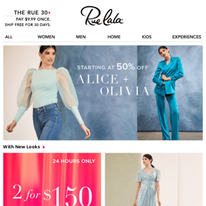 New alice + olivia from 50% Off • 2 for $150 for 24 Hours